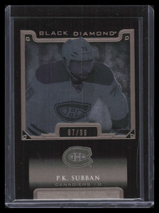 2015-16 Black Diamond Pure Black BDBPS P. K. Subban 87/99