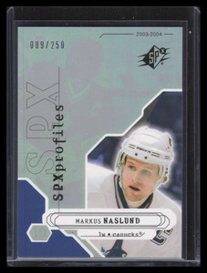 2003-04 SPx 190 Markus Naslund PRO 89/250 Profiles