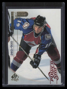 1998-99 SP Authentic Power Shift 22 Joe Sakic 260/500