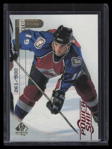 1998-99 SP Authentic Power Shift 22 Joe Sakic 261/500