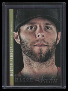 2012 Panini Signature Series Proof Silver 38 Dustin Pedroia 6/28
