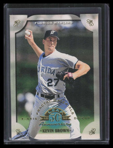 1998 Leaf Fractal Materials Die Cuts 39 Kevin Brown P LX 21/200