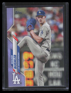 2020 Topps Father's Day Blue 432 Walker Buehler 1/50