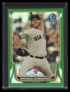 2014 Bowman Chrome Green Refractor 41 Madison Bumgarner 46/75