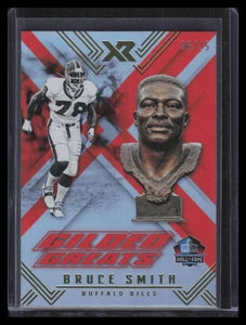 2017 Panini XR Gilded Greats Orange 9 Bruce Smith 6/25