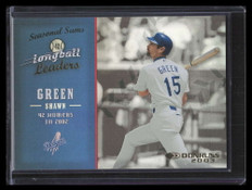 2003 Donruss Longball Leaders Seasonal Sums 9 Shawn Green 14/42