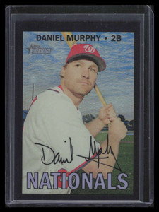 2016 Topps Heritage Chrome Black Refractor thc644 Daniel Murphy 23/67
