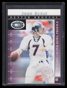 2000 Donruss Preferred Power 76 John Elway PS 6/150 Playoff Super Bowl Profile