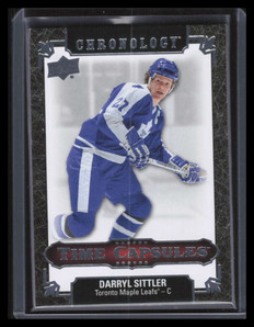 2018-19 Chronology Time Capsules Black tc11 Darryl Sittler 4/10 RIPPED