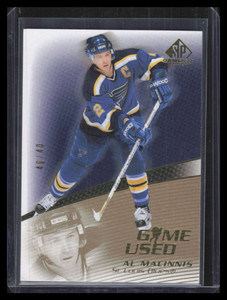 2003-04 SP Game Used Gold 40 Al MacInnis 40/40