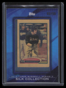 2012 Topps Silk Collection sc135 Logan Morrison 2/50