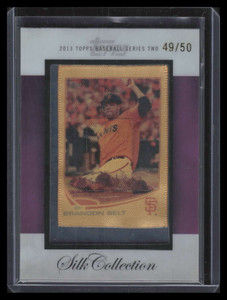 2013 Topps Silk Collection sc22 Brandon Belt 49/50