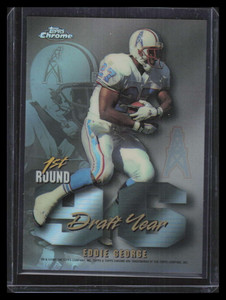 1997 Topps Chrome Draft Year Refractor dr14 Terry Glenn Eddie George