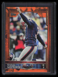 2015 Topps Orange 164 Stephen Gostkowski 45/75