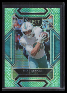 2021 Select Prizm Dragon Scale Refractor 222 Mike Gesicki 87/89 Club Level