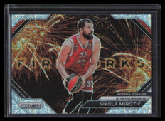 2023-24 Panini Prizm EuroLeague Fireworks Prizms Mojo 13 Nikola Mirotic 8/25