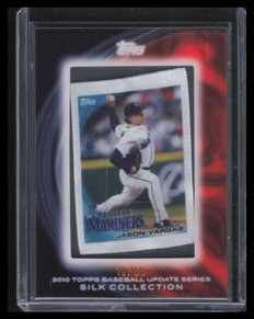2010 Topps Silk Collection s270 Jason Vargas 19/50 Update