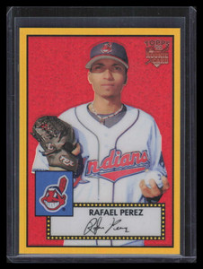2006 Topps '52 Chrome Gold Refractor 77 Rafael Perez Rookie 46/52