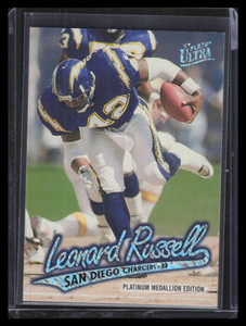 1997 Ultra Platinum Medallion p36 Leonard Russell