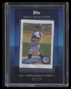 2011 Topps Silk Collection 95 Josh Johnson 15/50