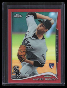 2014 Topps Chrome Red Refractor 206 Andre Rienzo Rookie 1/25