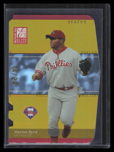2003 Donruss Elite Status Gold 143 Marlon Byrd 14/24