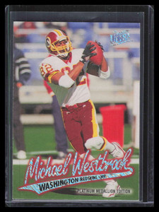 1997 Ultra Platinum Medallion p75 Michael Westbrook F06566