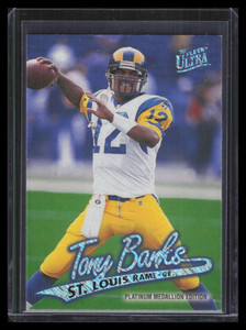 1997 Ultra Platinum Medallion p77 Tony Banks F06568