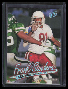 1997 Ultra Platinum Medallion p154 Frank Sanders F06575