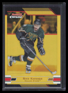 2003-04 Bowman Chrome Gold Refractor 43 Niko Kapanen 8/50