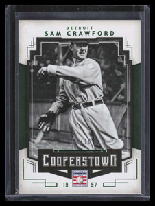2015 Panini Cooperstown HOF Chronicles Green 87 Sam Crawford 4/10