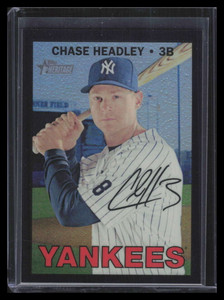 2016 Topps Heritage Chrome Black Refractor thc725 Chase Headley 32/67