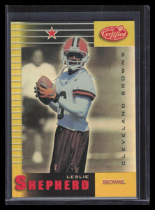 1999 Leaf Certified Mirror Gold 26 Leslie Sheperd 36/45