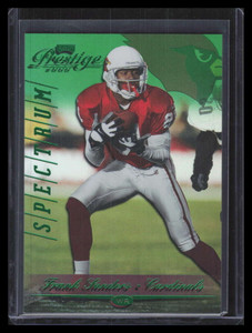 2000 Playoff Prestige Spectrum Green 1 Frank Sanders 24/25