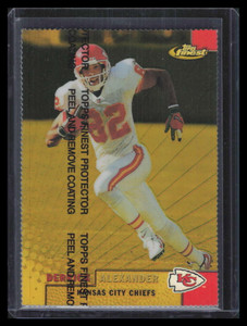 1999 Finest Gold Refractor 33 Derrick Alexander 68/100