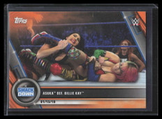2020 Topps WWE Women's Division Orange 5 Asuka Def. Billie Kay 43/50