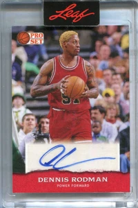 2022 Leaf Pro Set Sports psadr1 Dennis Rodman Auto