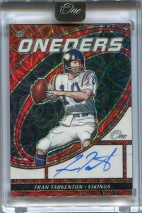 2023 Panini One The Oneeders Autographs Red 365 Fran Tarkenton Auto 6/25