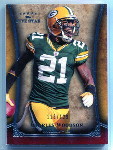 2011 Topps Five Star 7 Charles Woodson 116/129