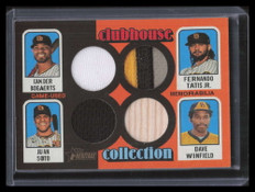 2024 Topps Heritage Clubhouse Bogaerts Tatis Soto Winfield Bat Jersey Patch 9/10