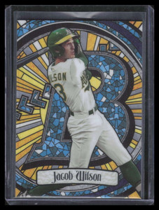 2023 Bowman Chrome Draft Glass bg5 Jacob Wilson Rookie