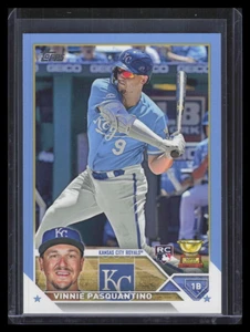2023 Topps Father's Day Blue 302 Vinnie Pasquantino Rookie 32/50
