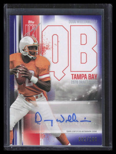 2024 Topps Signature Class Veteran Autographs Purple Doug Williams Auto 92/100