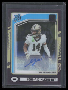 2024 Clearly Donruss Rated Rookie Autographs 83 Kool-Aid McKinstry RC Auto 73/75