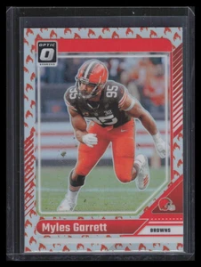 2024 Donruss Optic Fire Refractor 49 Myles Garrett
