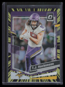 2023 Donruss Optic Electricity Refractor 127 T. J. Hockenson 19/69
