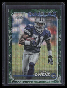 2024 Topps Chrome Camo Wave Refractor 54 Terrell Owens