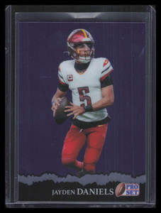 2025 Leaf Pro Set Metal Retro Brite Purple rb48 Jayden Daniels 9/15