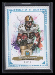 2023 Topps Motif Cerulean Blue 63 Deuce McAllister 6/10