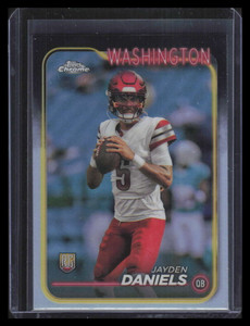 2024 Topps Chrome Refractor 201 Jayden Daniels Rookie